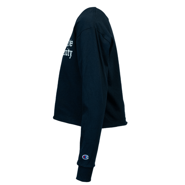 Utah State University U-State Cropped Long-Sleeve Champion T-Shirt